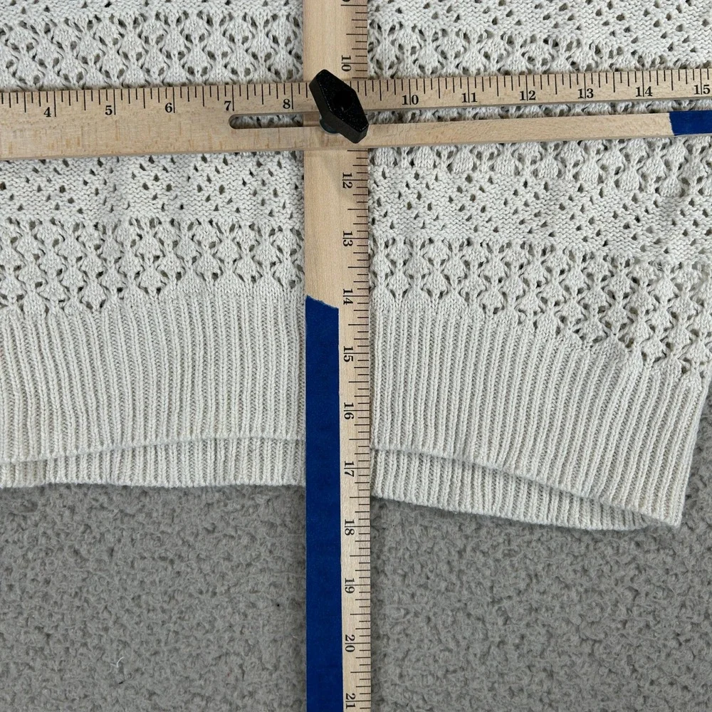 Freshman 1996 Cream Crochet Knit 2 Piece Set Crop Top & Maxi‎ Skirt XS